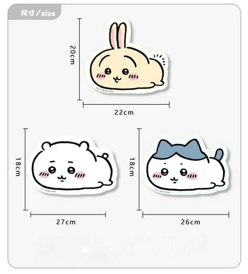 Chiikawa 漫画 Jiyi Usagi Hachiwa - Leather Desk Pad のレビューと価格