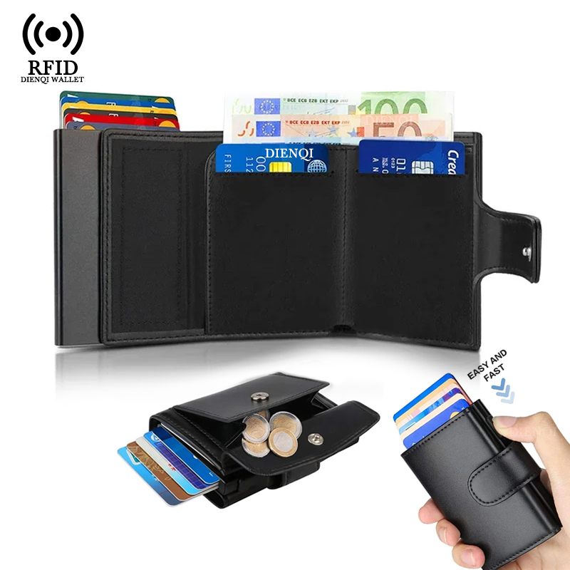 メタル名刺入れ RFIDクレジットカードホルダー ブラック三 - Index Card Holder のレビューと価格