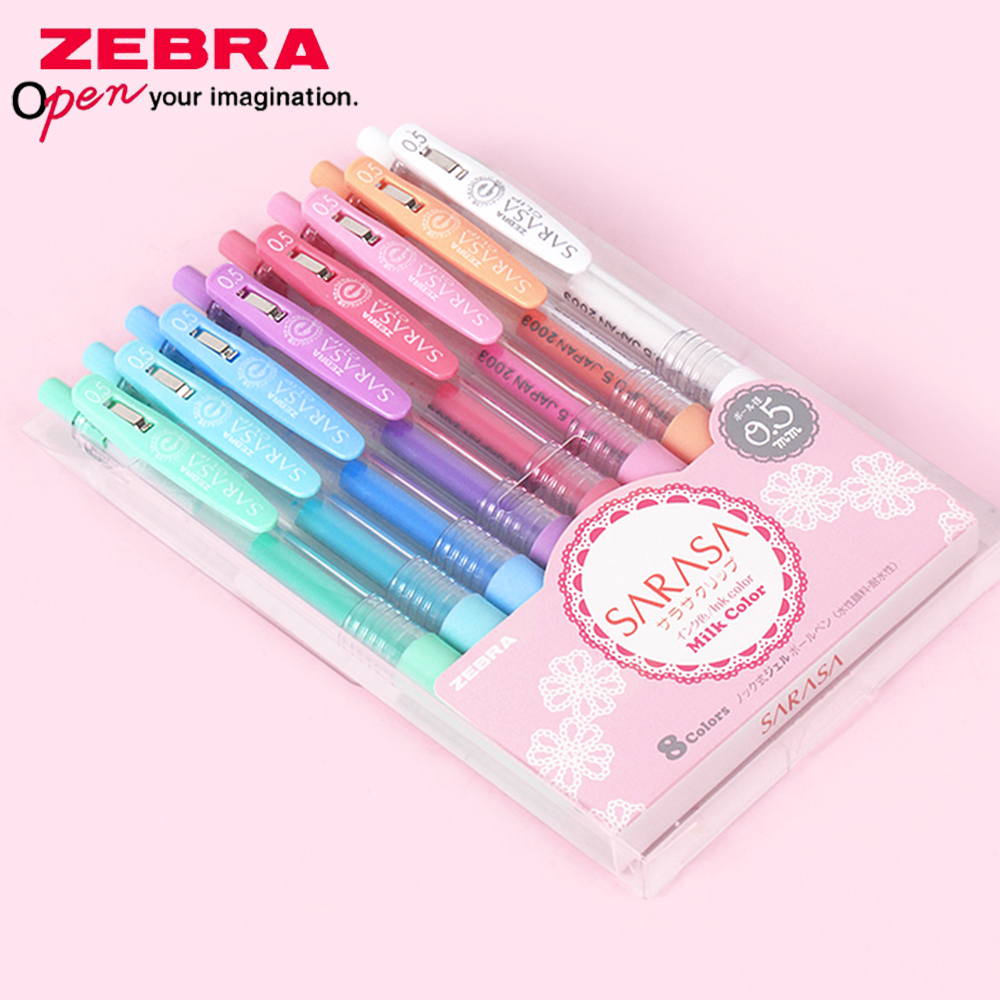 3/5/8色 ゼブラ ゲルペンセット JJ15 ミルクカラー - Zebra Pen Mildliner のレビューと価格