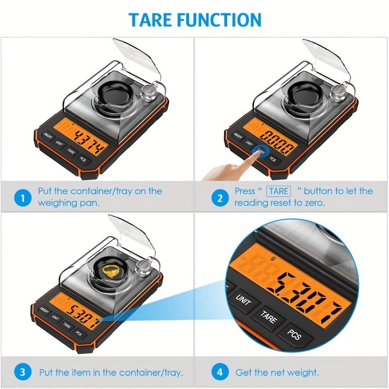 1pc 0.001 グラムプロフェッショナルジュエリースケー - Tape Dispenser Weighted のレビューと価格